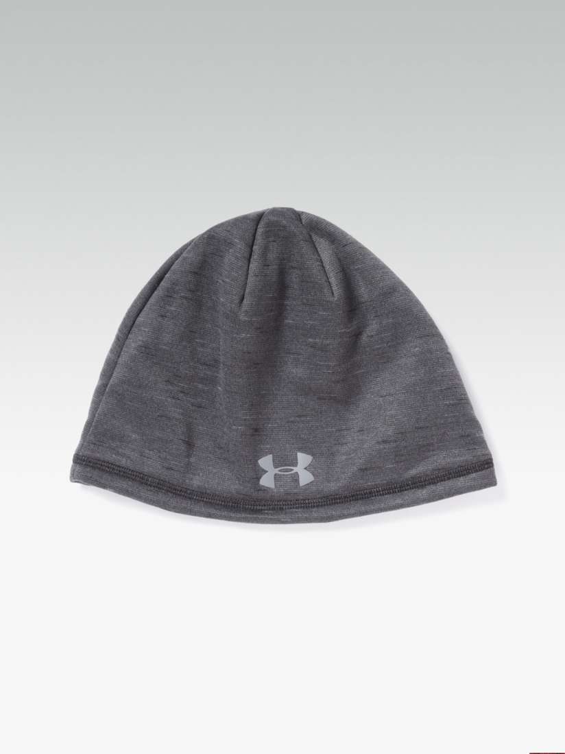 Buy UNDER ARMOUR Men Charcoal Grey Storm ColdGear Reactor Beanie Caps for Men 7606832 Myntra