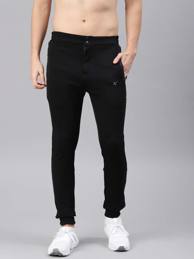 Buy HRX by Hrithik Roshan Men Black Solid Rapid Dry Running Joggers Track Pants for Men 7610386 Myntra