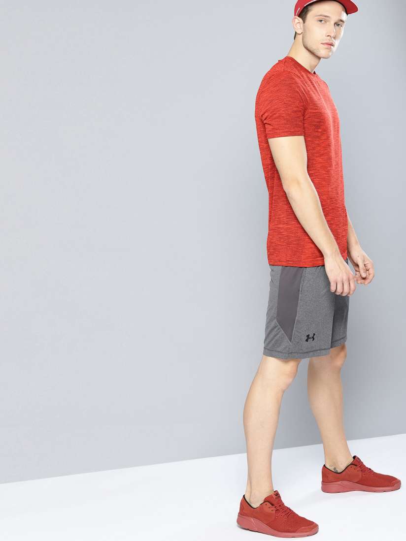 Buy UNDER ARMOUR Men Grey Raid 8 Solid Sports Shorts Shorts for Men 7610443 Myntra