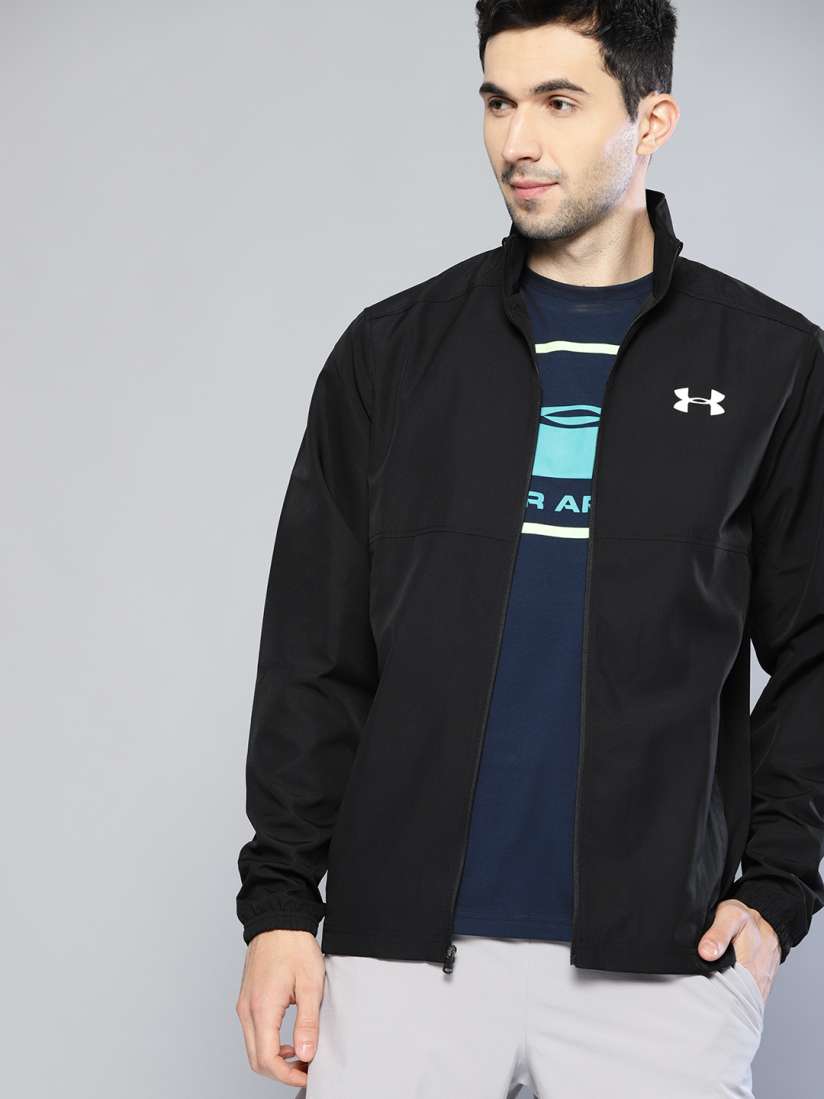 Under armour men's sportstyle woven full zip jacket sale