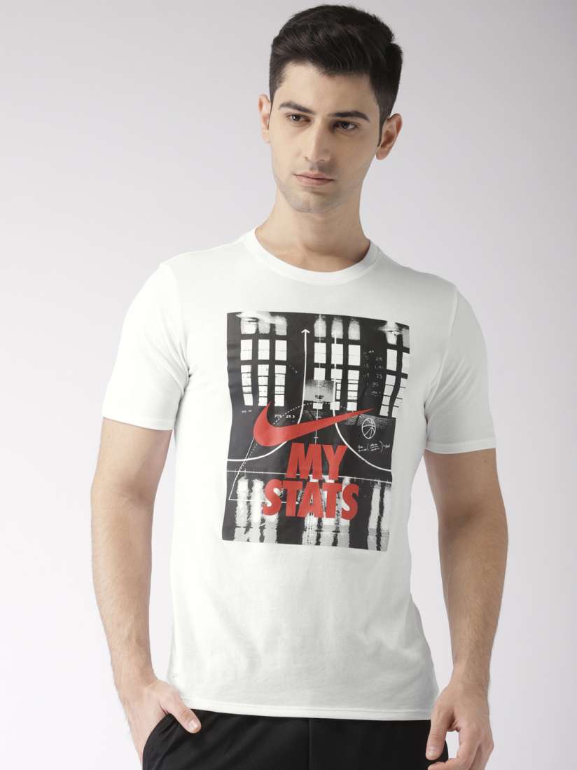 Black nike shirt with white check discount