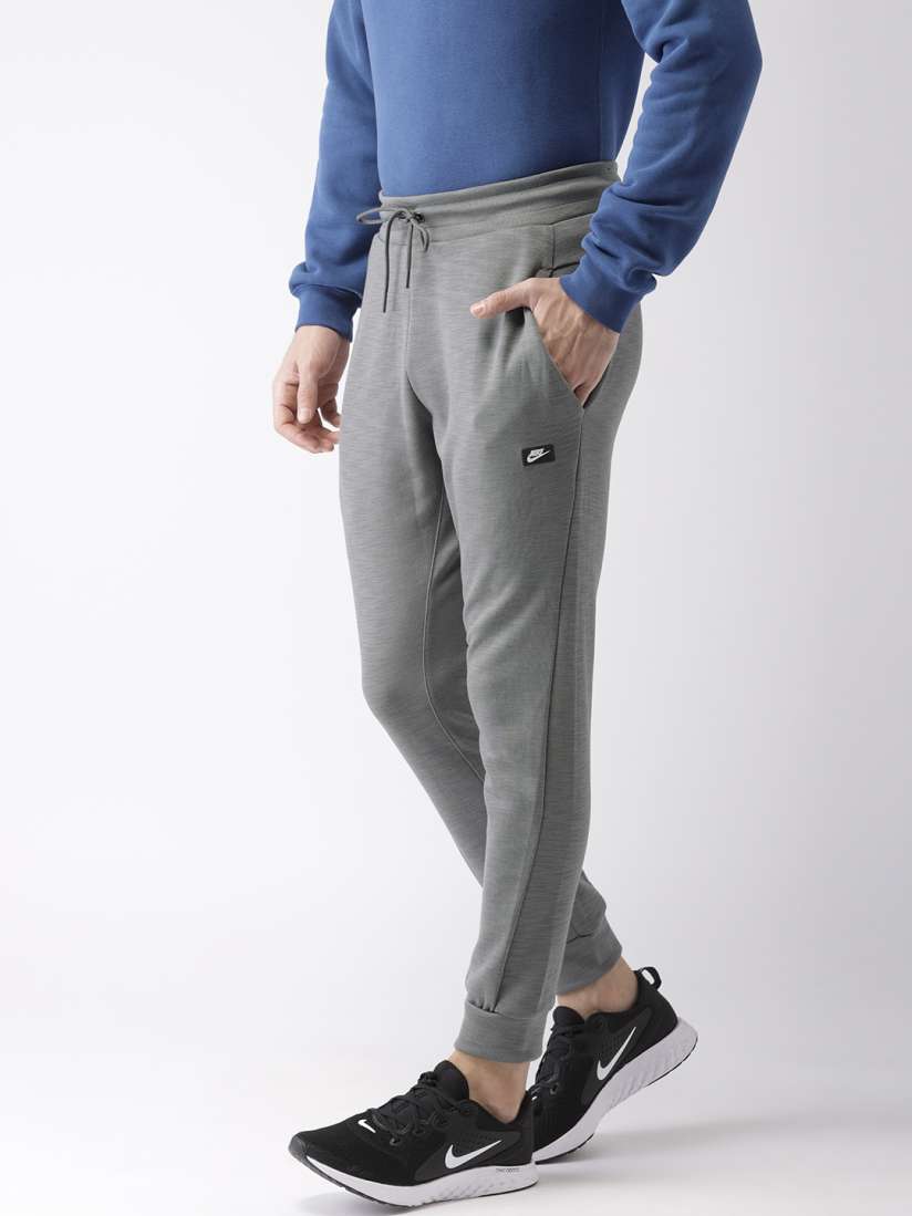 Buy Nike Men Grey Solid Standard Fit OPTIC Joggers Track Pants for Men 7616608 Myntra