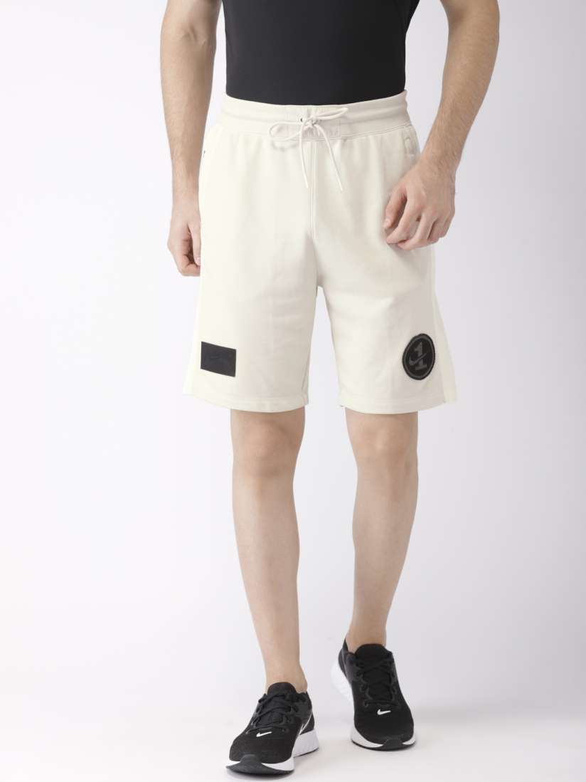 Buy Beige Solid Loose Fit Nsw Af1 Sports Shorts Shorts for Men 7616669 Myntra