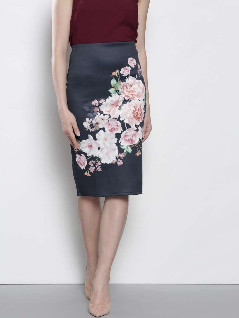 Navy pencil skirt dorothy perkins outlet