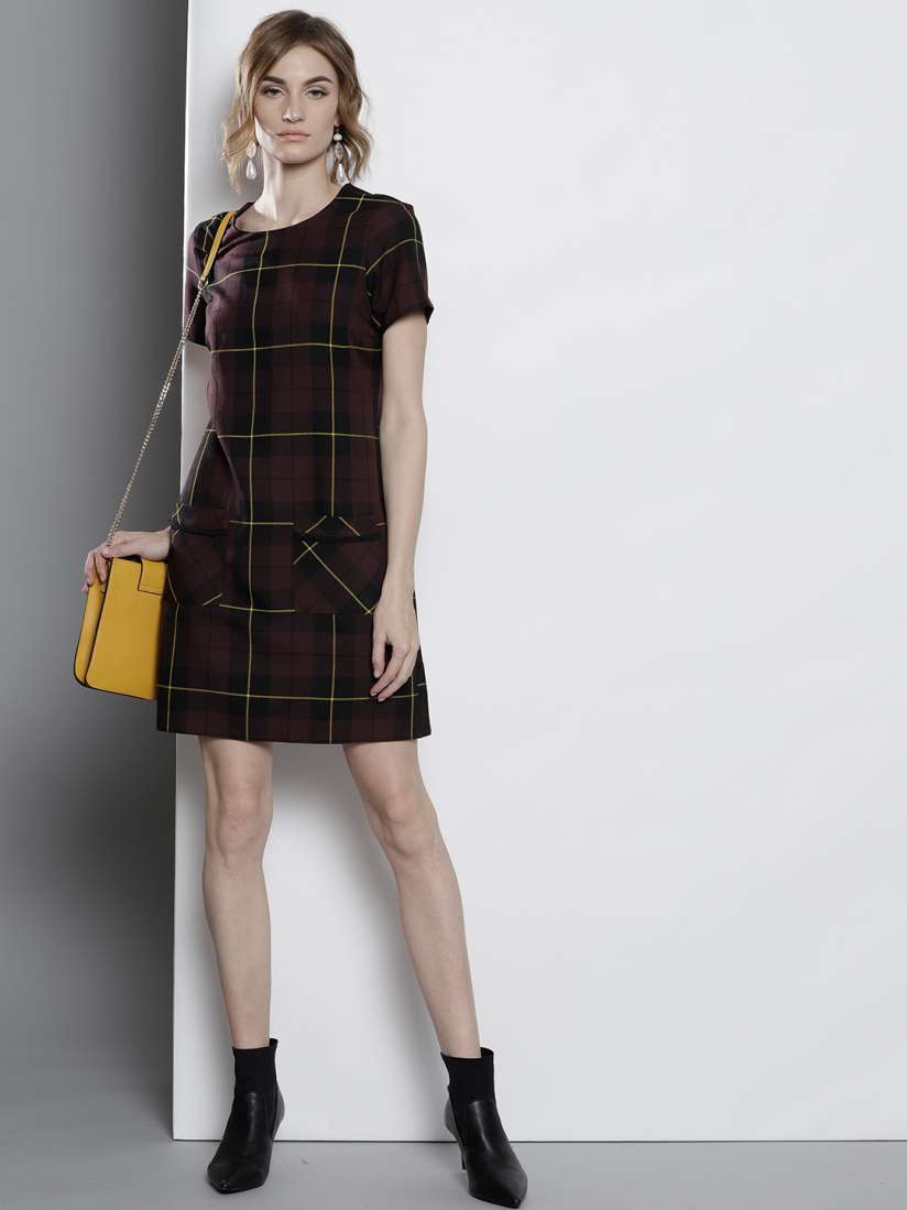 Dorothy perkins tartan dress sales