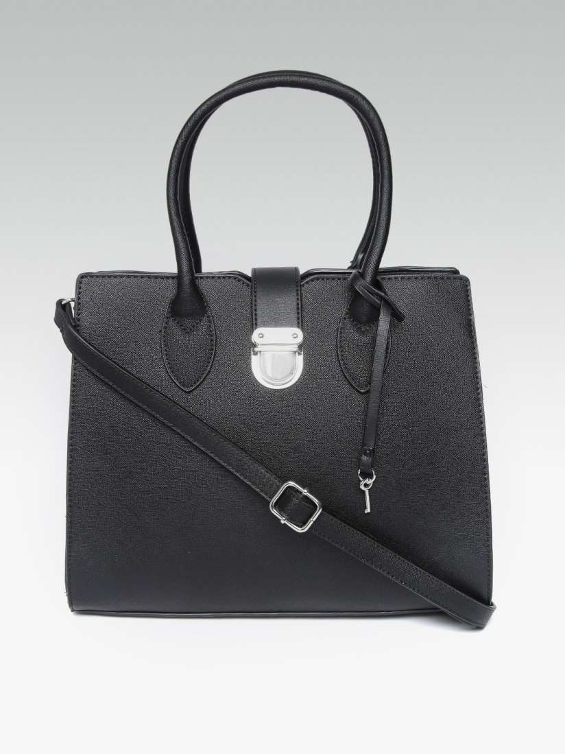 Buy DOROTHY PERKINS Black Solid Handheld Bag With Sling Strap Handbags for Women 7637198 Myntra