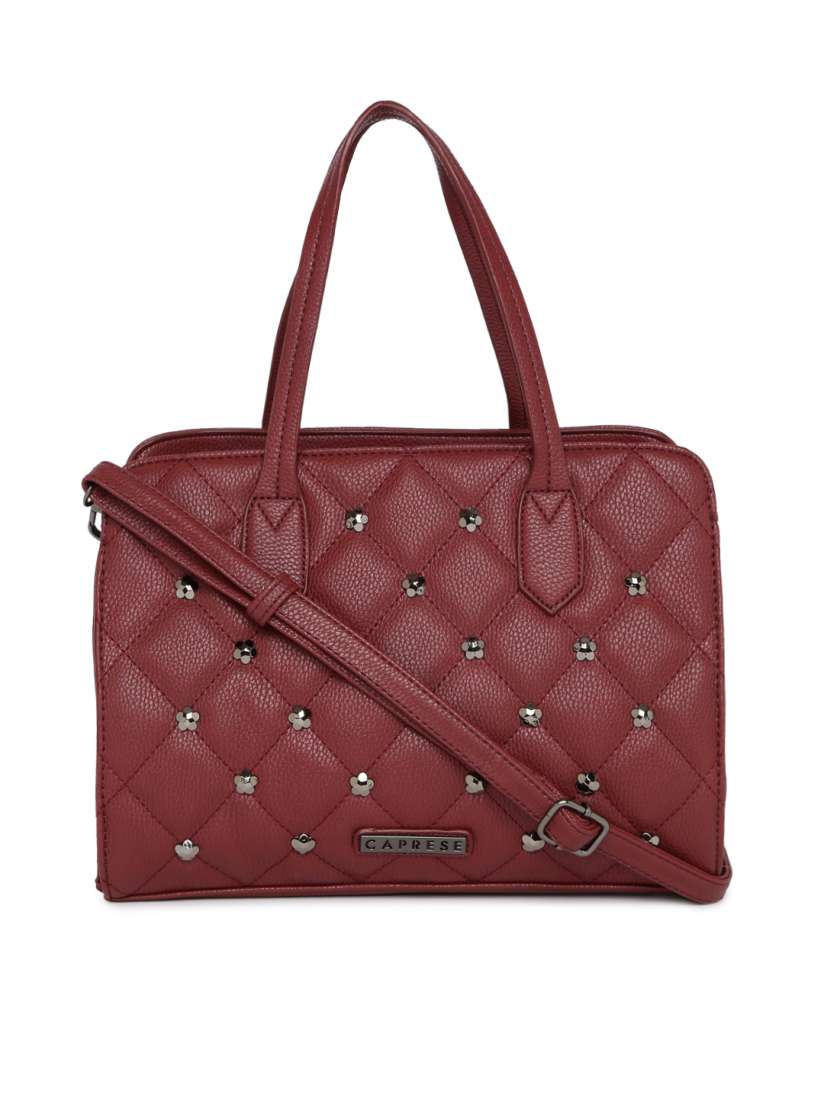 Buy Caprese Red Textured Shoulder Bag Handbags for Women 7639901 Myntra