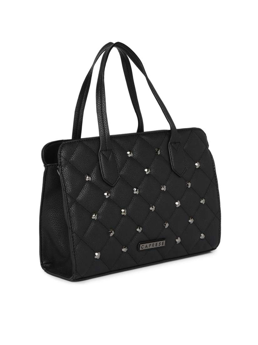 Buy Caprese Black Embellished Handheld Bag Handbags for Women 7639920 Myntra