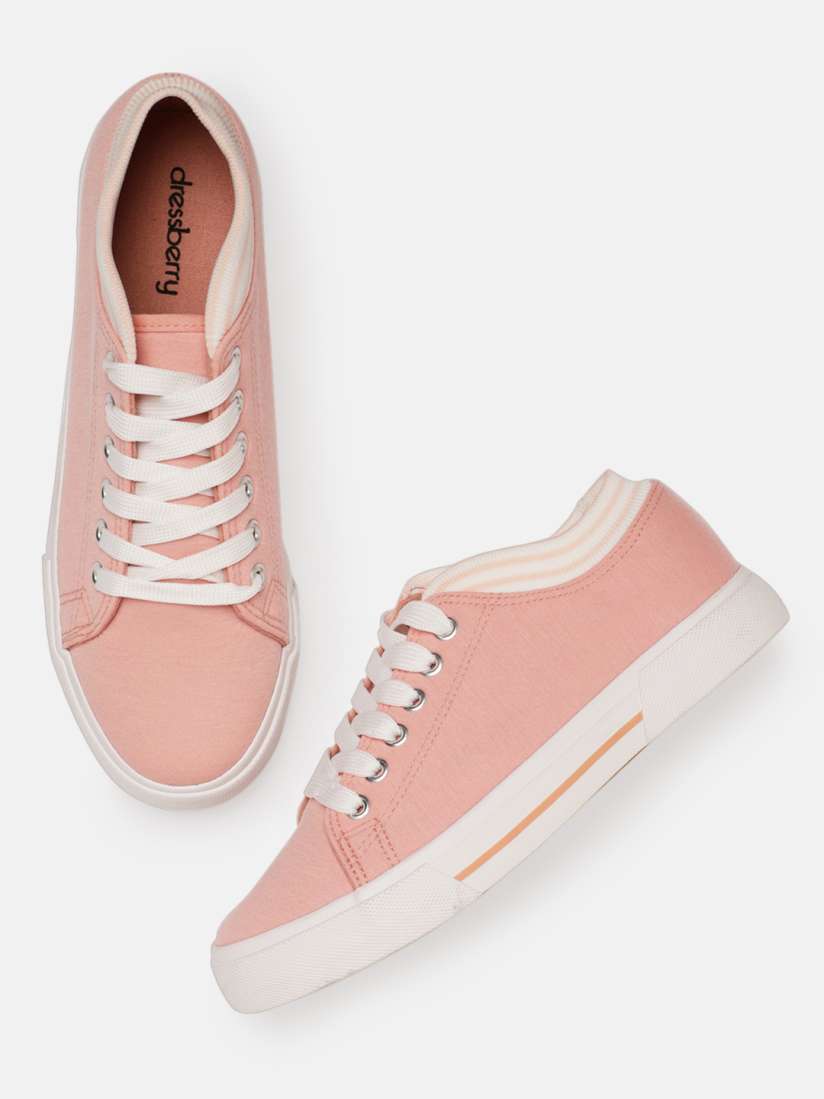 Buy DressBerry Women Pink Sneakers Casual Shoes for Women 7641914 Myntra
