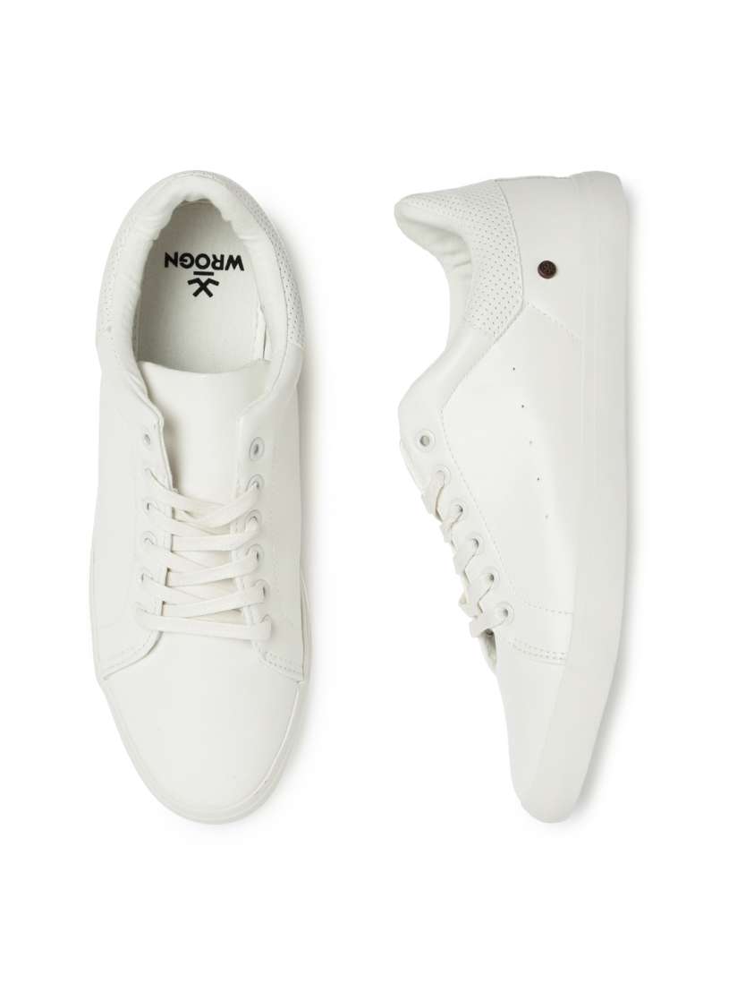 Wrogn white sneakers myntra on sale