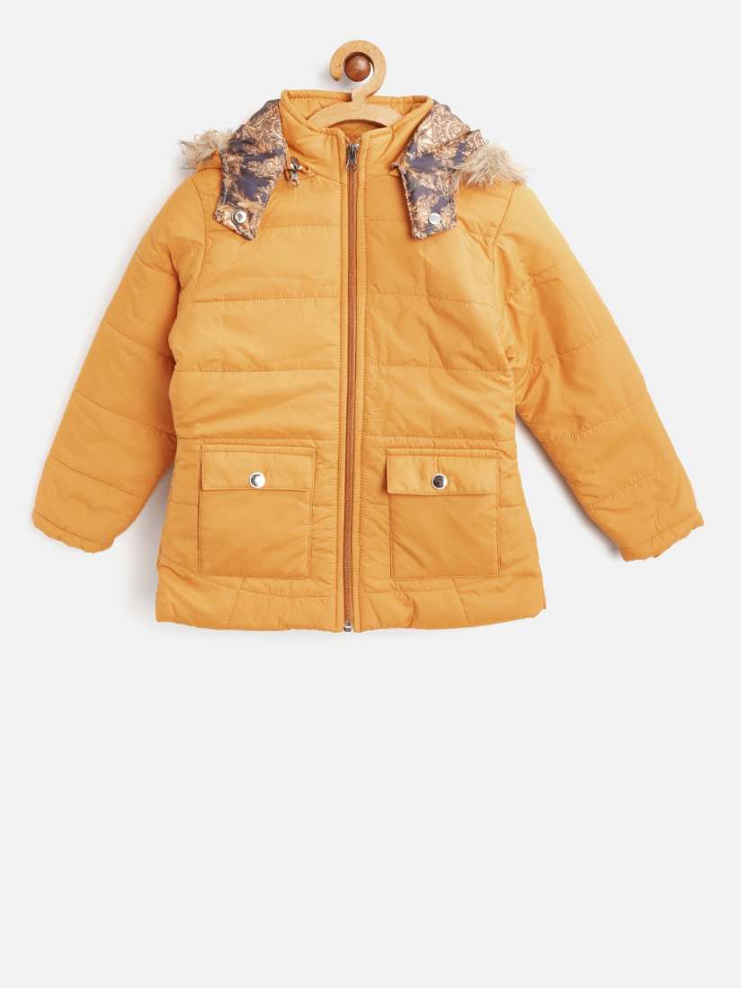 Girls mustard parka shop