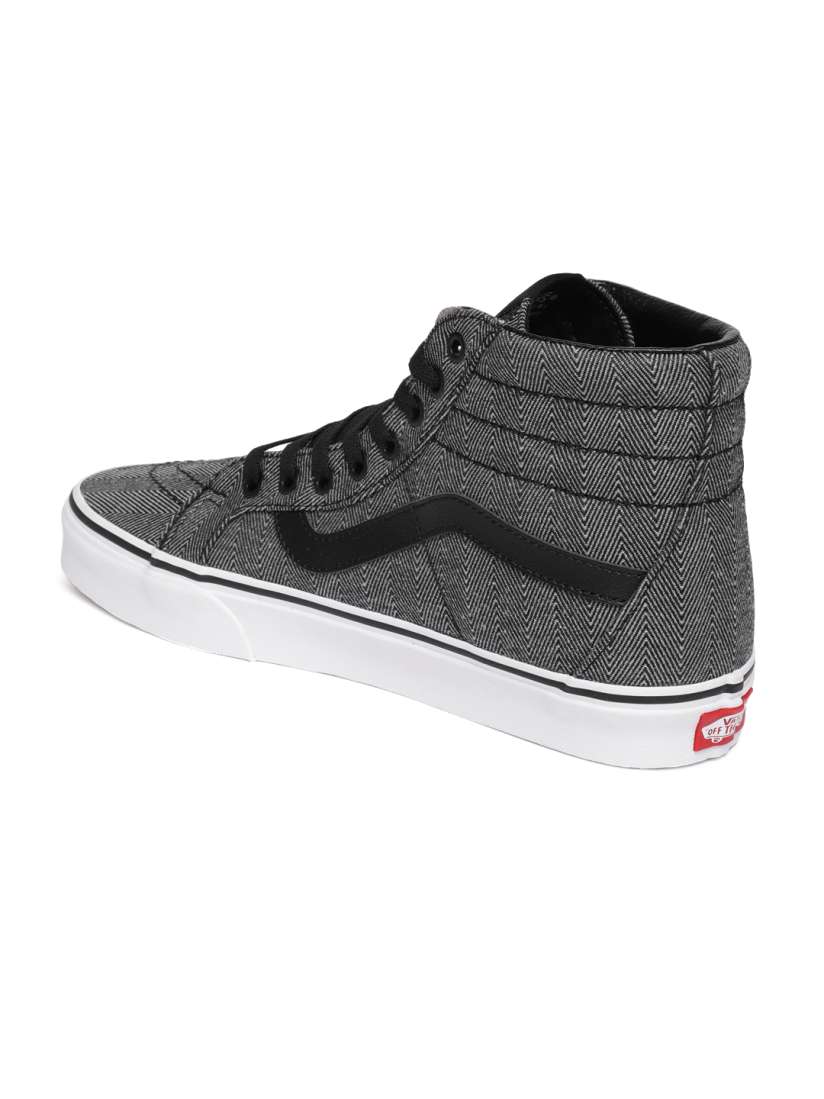 Buy Vans Unisex Grey Woven Design Textile Mid Top Sneakers Casual Shoes for Unisex 7666148 Myntra