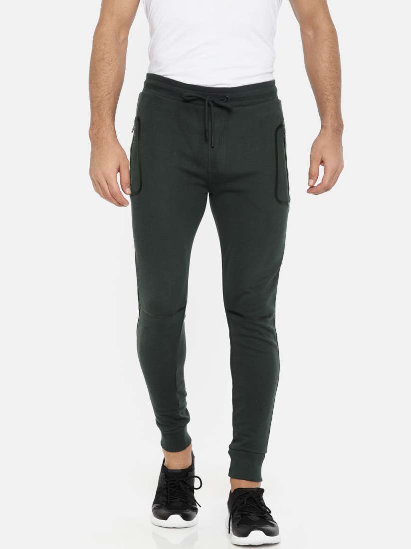 Buy Proline Active Men Olive Green Solid Slim Fit Joggers Track Pants for Men 7669058 Myntra