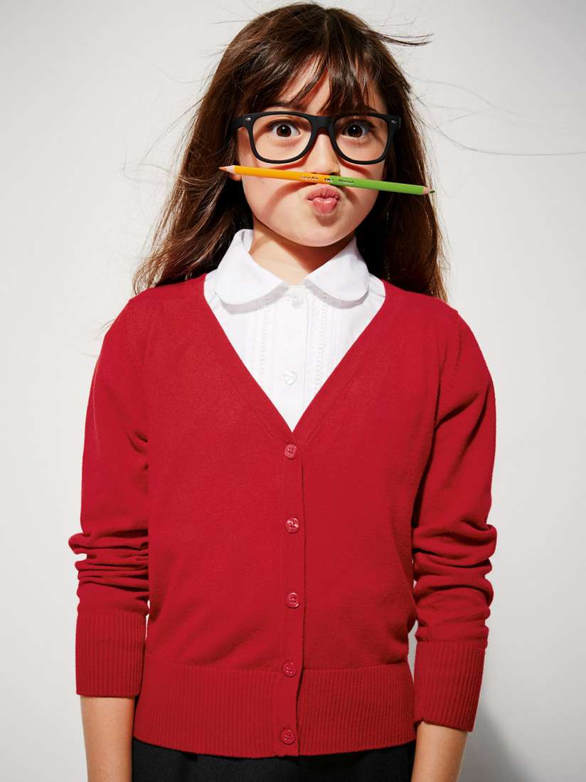 Next girls red cardigan online