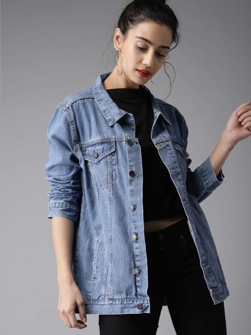 Moda rapido denim jackets sales