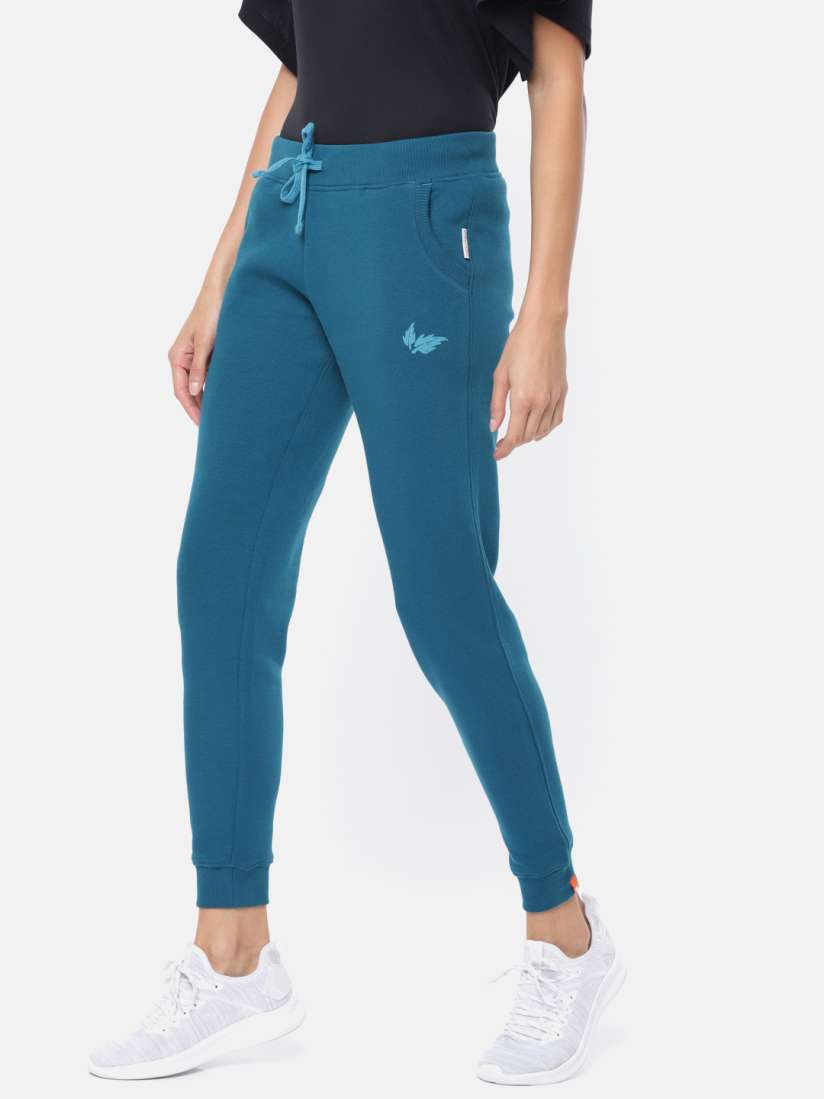 Buy Wildcraft Women Teal Blue Solid Joggers Track Pants for Women 7682257 Myntra