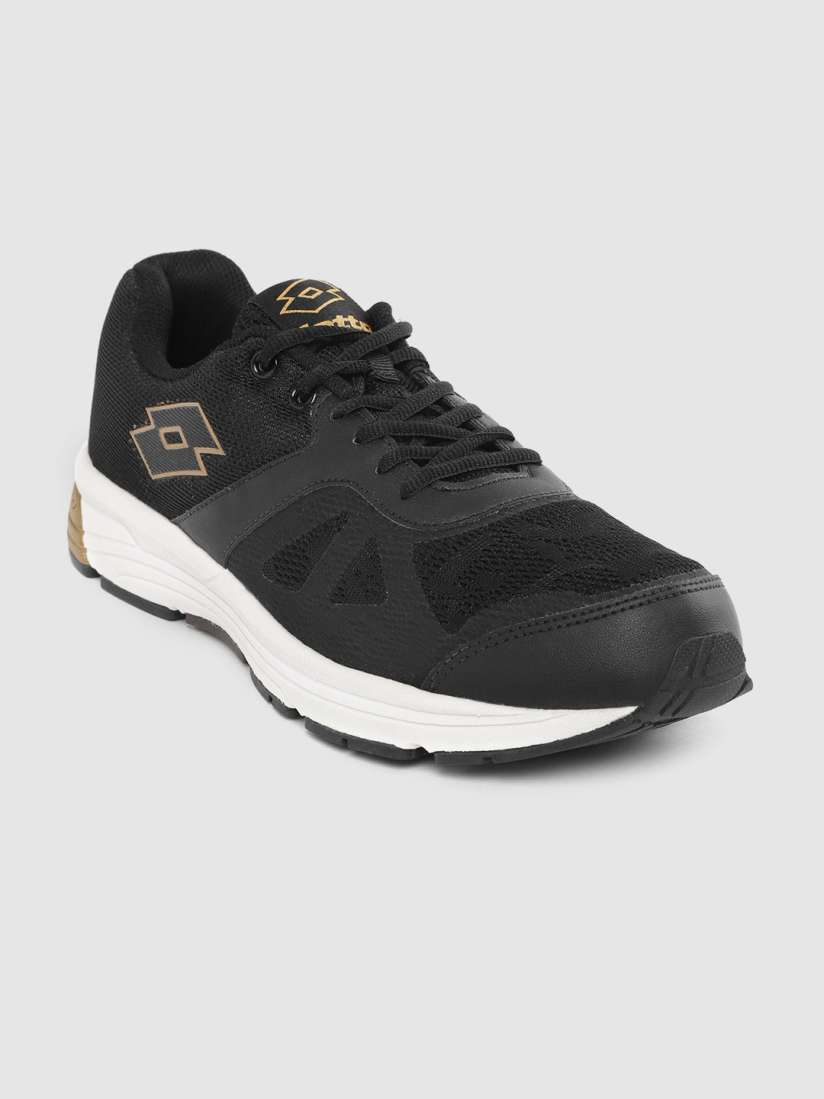 Lotto sports shoes black on sale