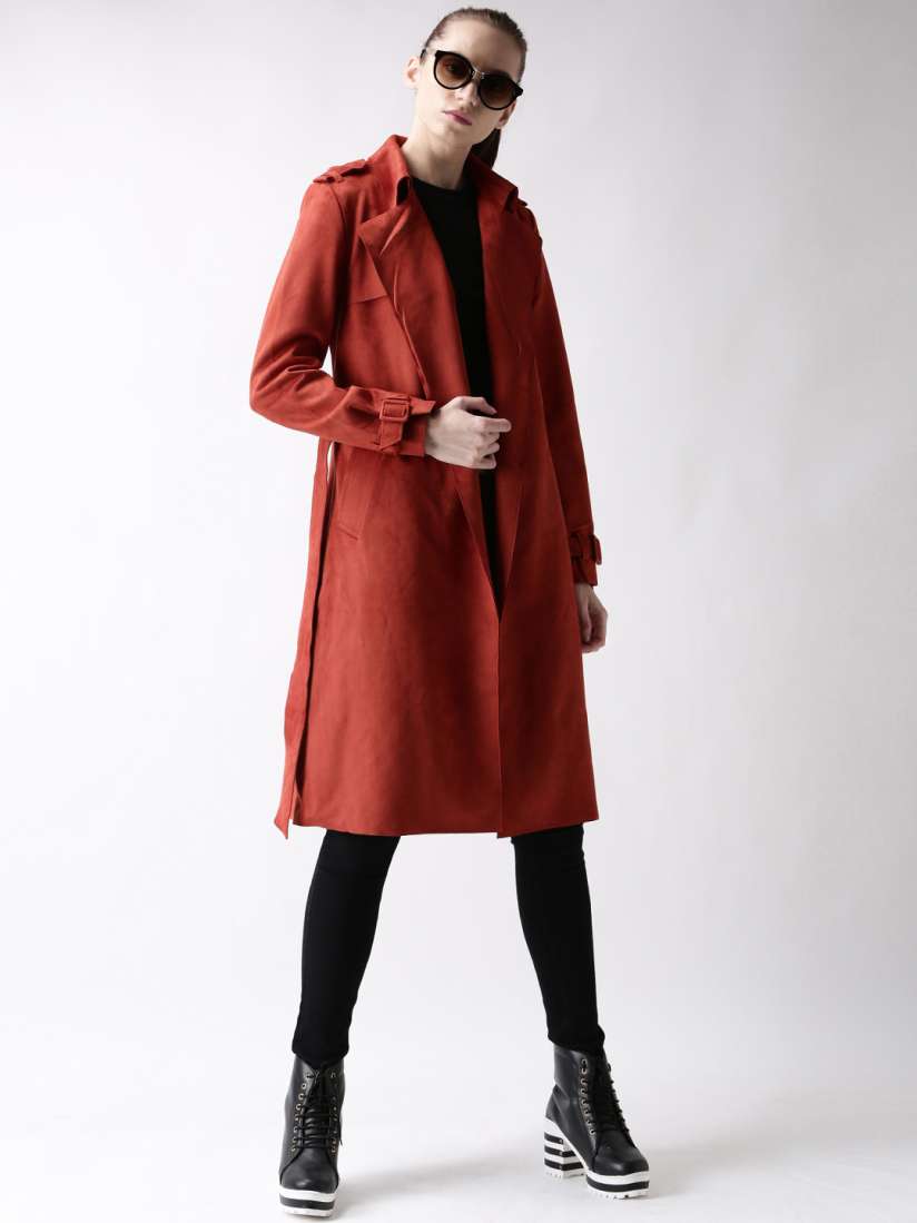 Buy FOREVER 21 Women Solid Trench Coat Coats for Women 7694517 Myntra