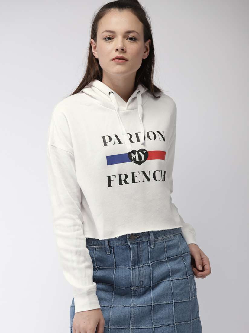 Forever 21 white sweatshirt best sale