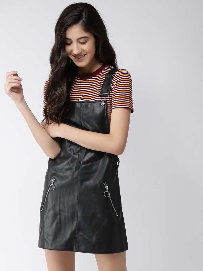 Myntra pinafore dress clearance