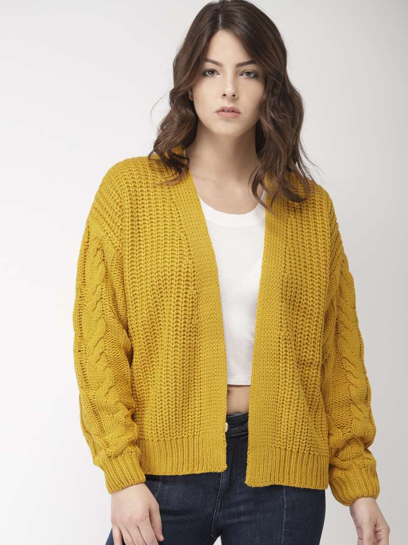 Forever 21 yellow sweater cheap