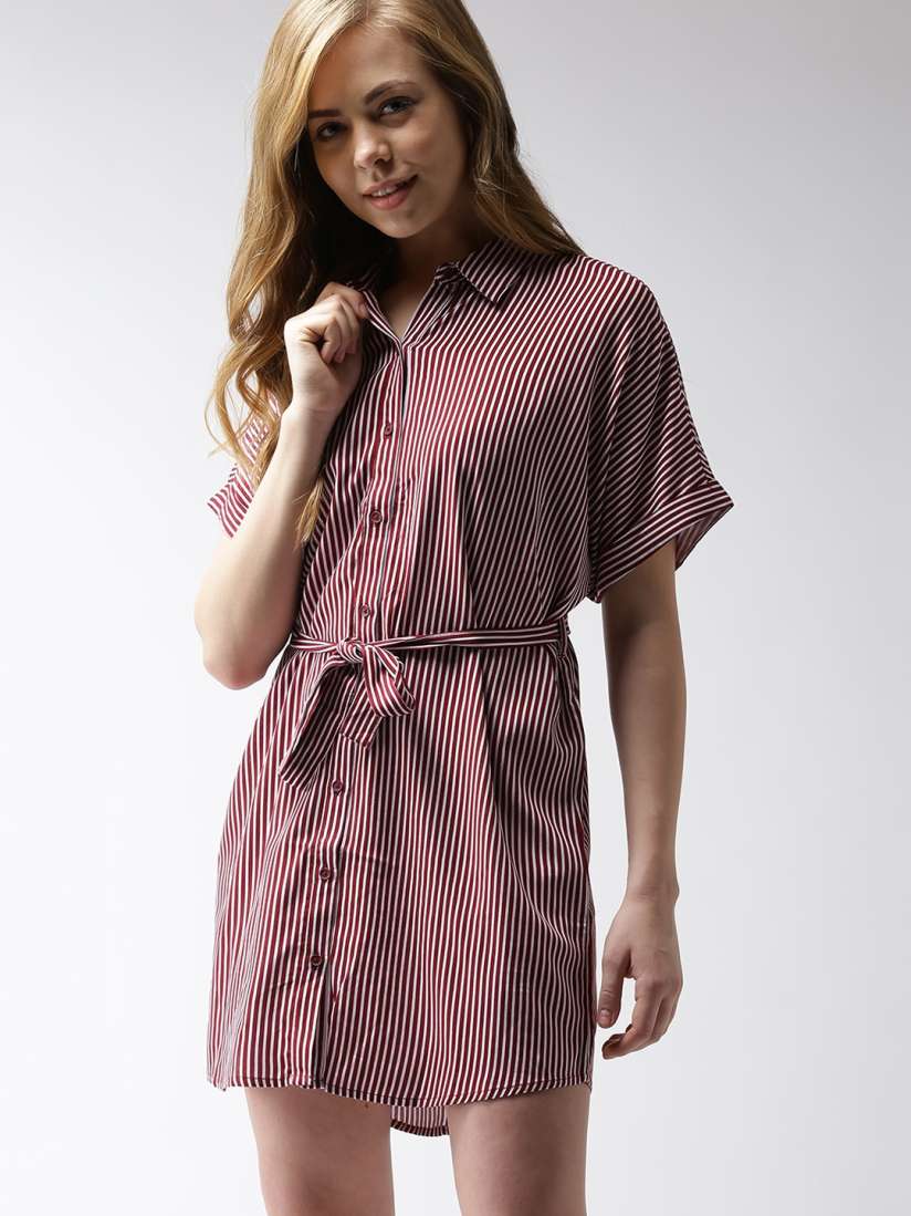 Forever 21 striped shirt dress 2025