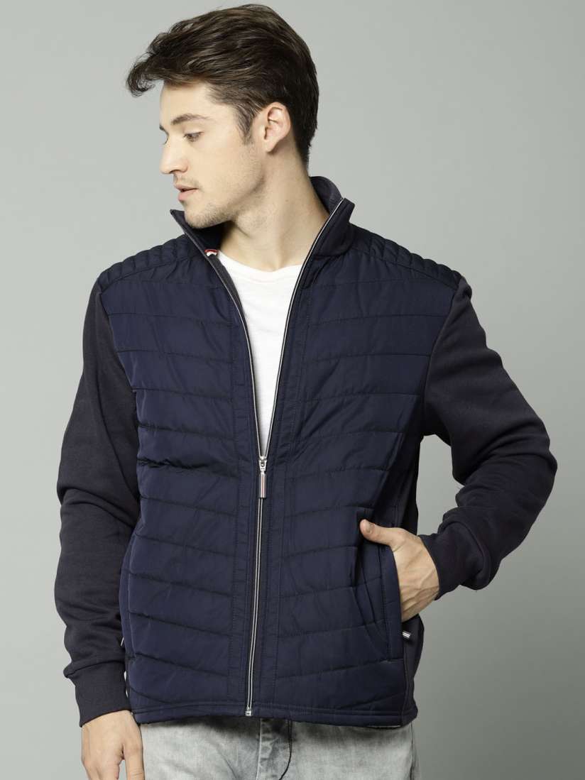 Buy Marks Spencer Men Navy Blue Solid Puffer Jacket Jackets for Men 7699481 Myntra