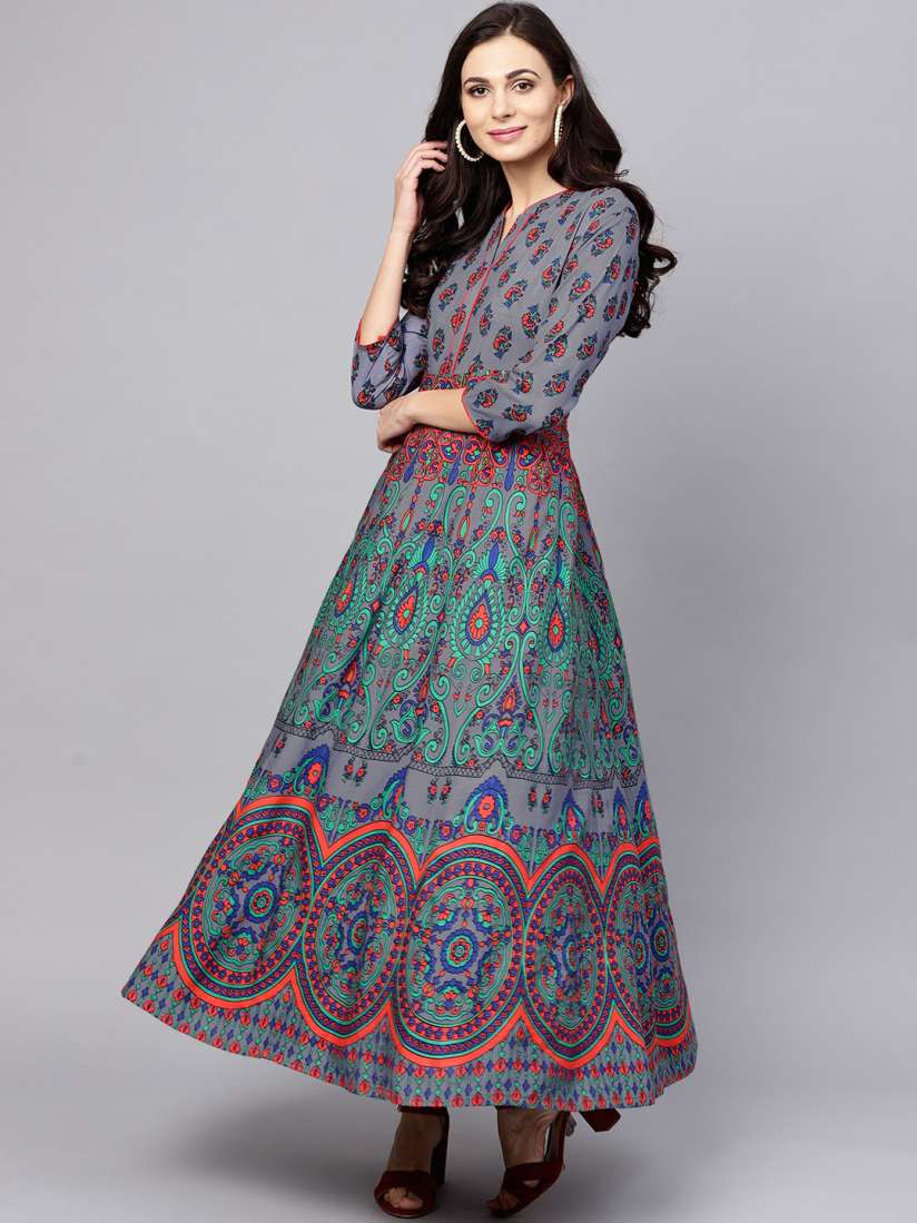 Myntra aks maxi dress top