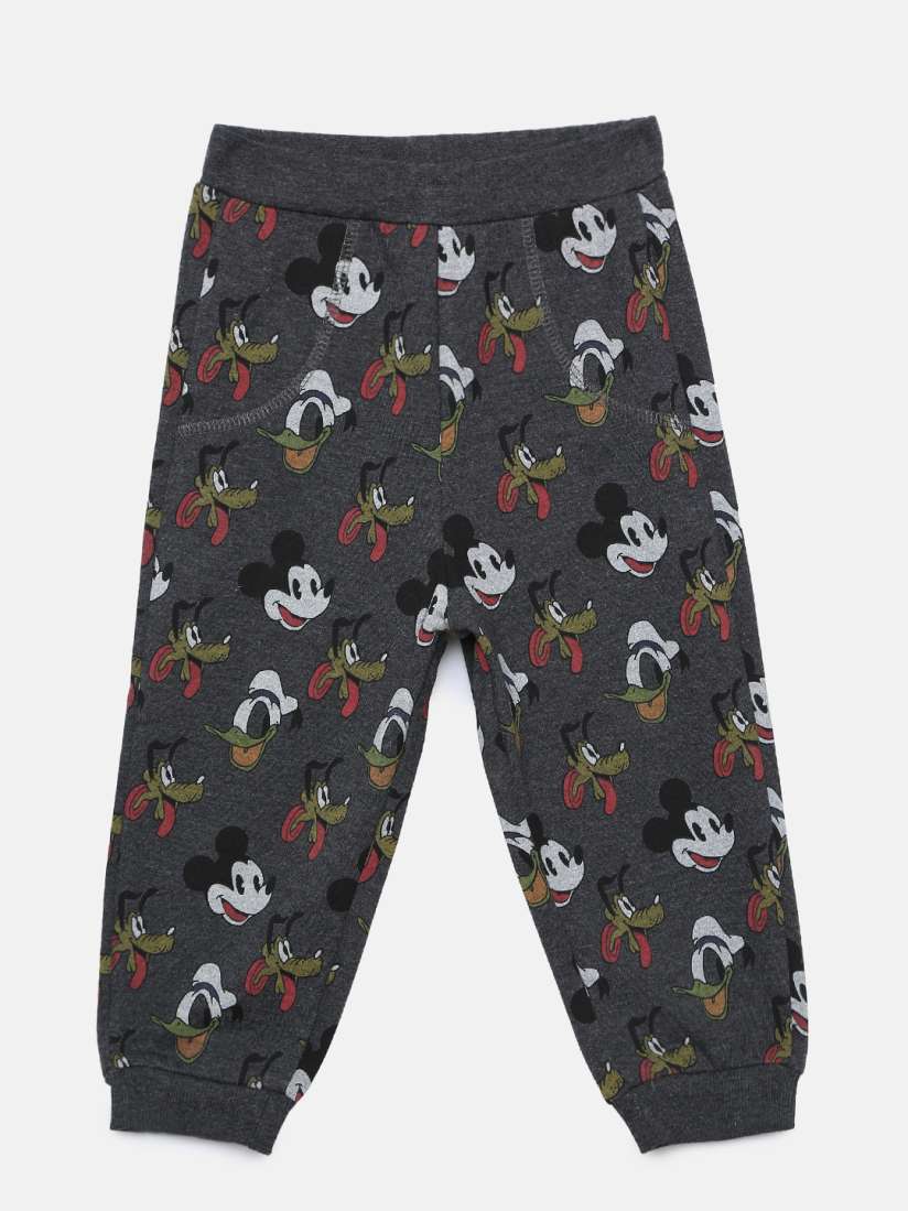 Buy Juniors by Lifestyle Boys Charcoal Printed Joggers Track Pants for Boys 7716534 Myntra