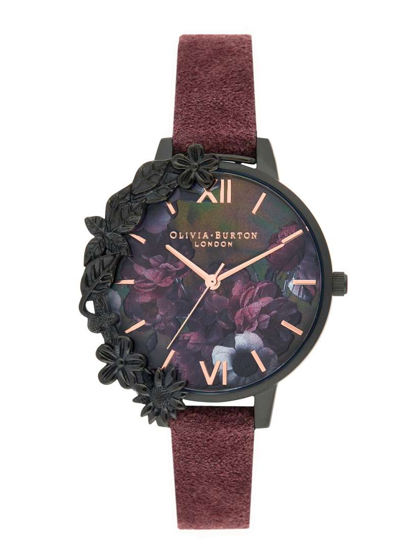 Olivia burton purple watch hot sale