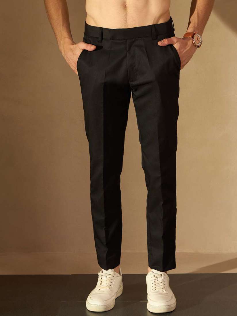 Mens tapered cropped pants on sale