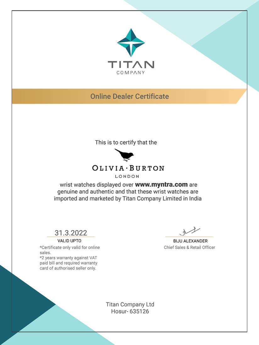 Olivia burton warranty deals