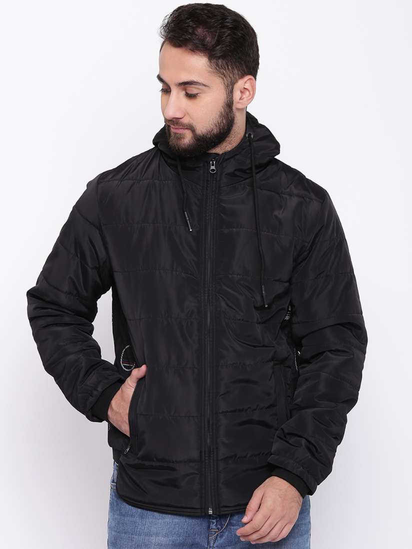Buy Nuevo Estilo Men Black Solid Lightweight Puffer Jacket Jackets for Men 7722932 Myntra