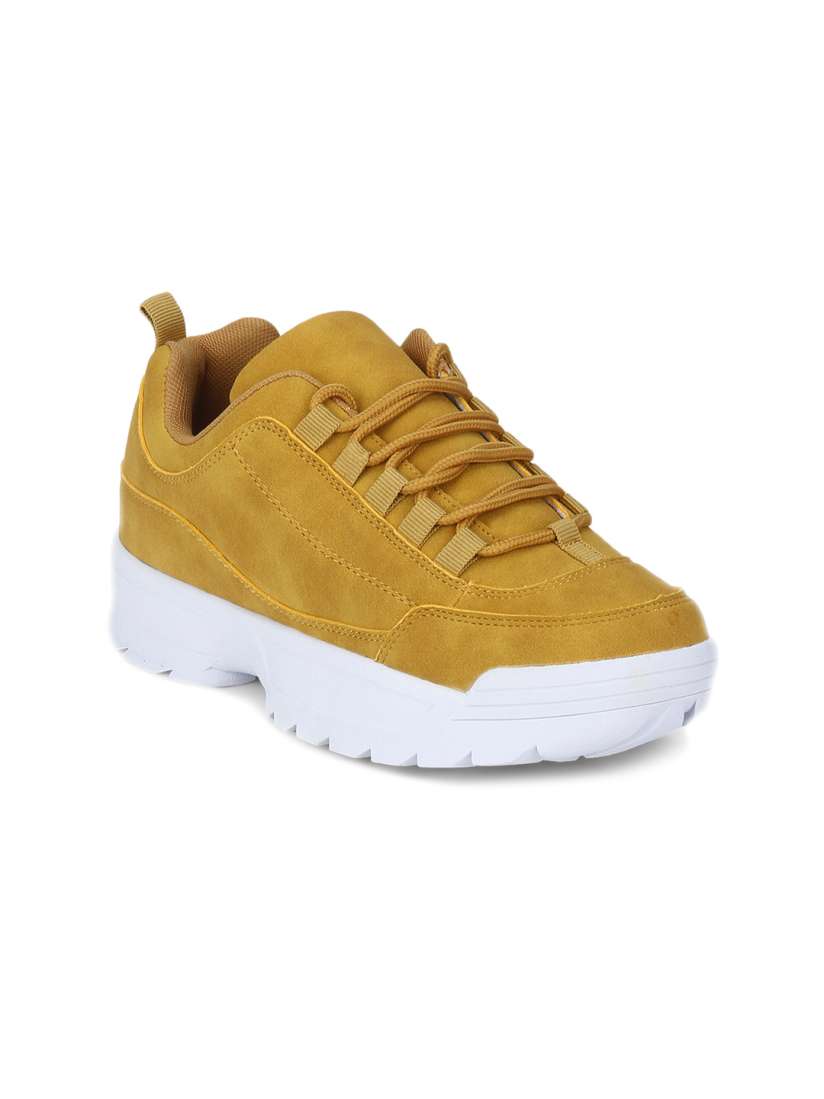 Womens mustard sneakers cheap