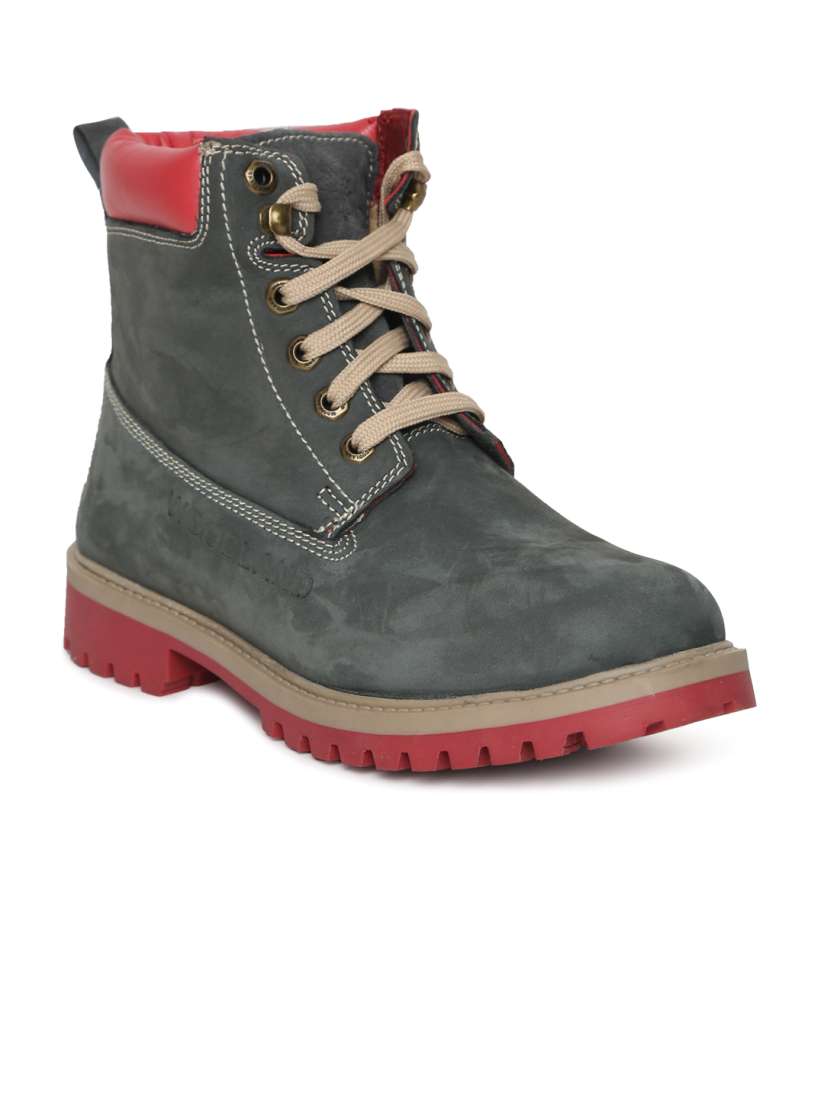 Woodland navy blue boots sale