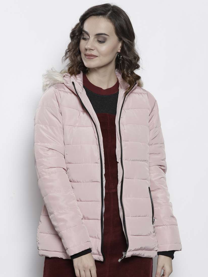 Buy DOROTHY PERKINS Women Pink Solid Hooded Parka Jacket Jackets for Women 7732416 Myntra