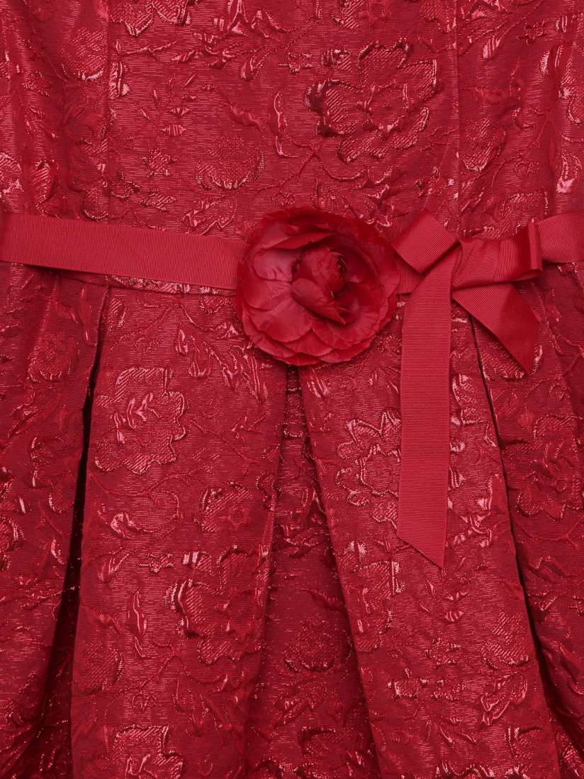 Buy MONSOON CHILDREN Girls Red Self Design A Line Dress Dresses for Girls 7738317 Myntra