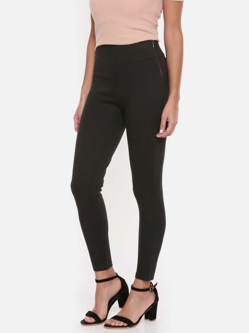 Code high waisted treggings top