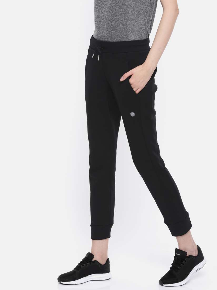 Asics womens black joggers top