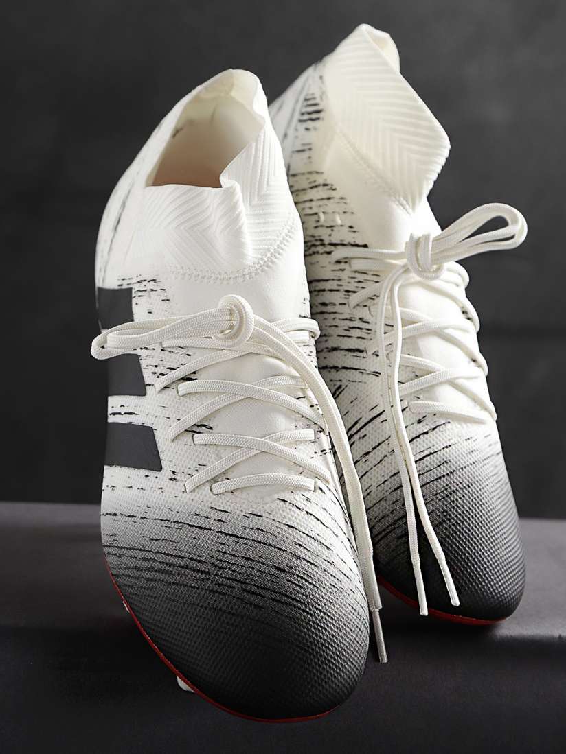 Buy ADIDAS Men White Black NEMEZIZ Messi 18.3 FG Printed Football Shoes Sports Shoes for Men 7748270 Myntra