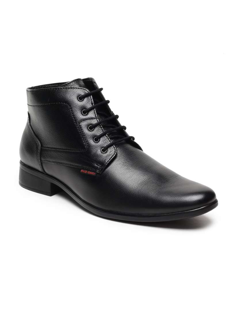 Buy Red Chief Men Black Leather Boots Boots for Men 7751535 Myntra