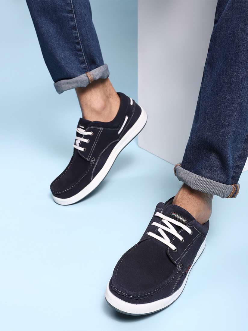 Navy blue boat shoes mens new arrivals