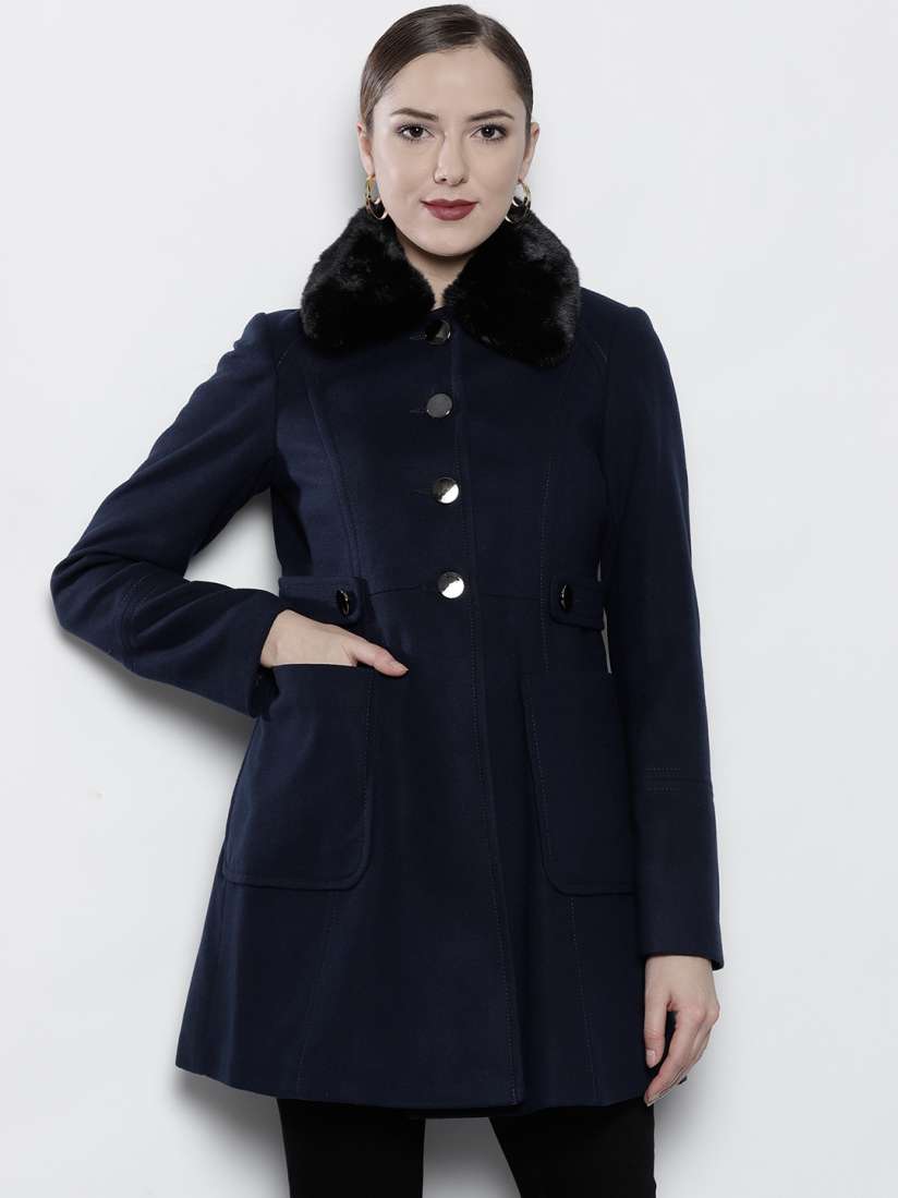 Dorothy perkins blue coat top