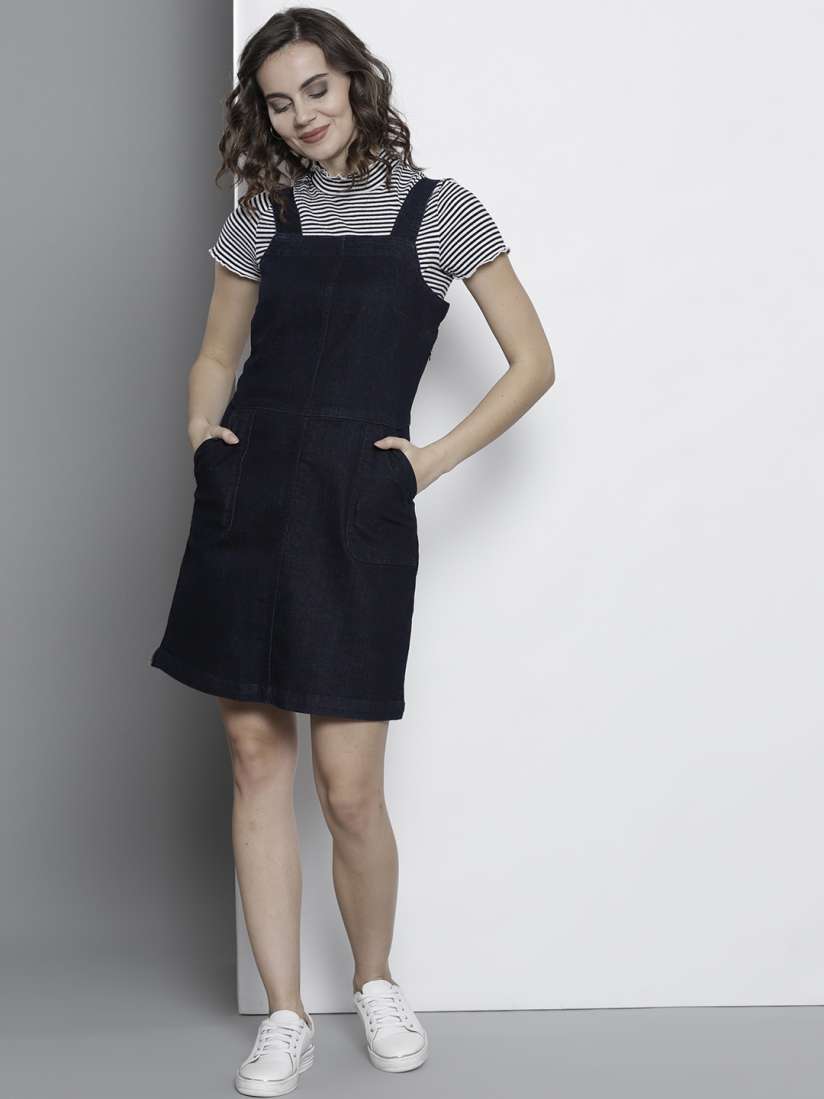 Dorothy perkins denim pinafore dress shop