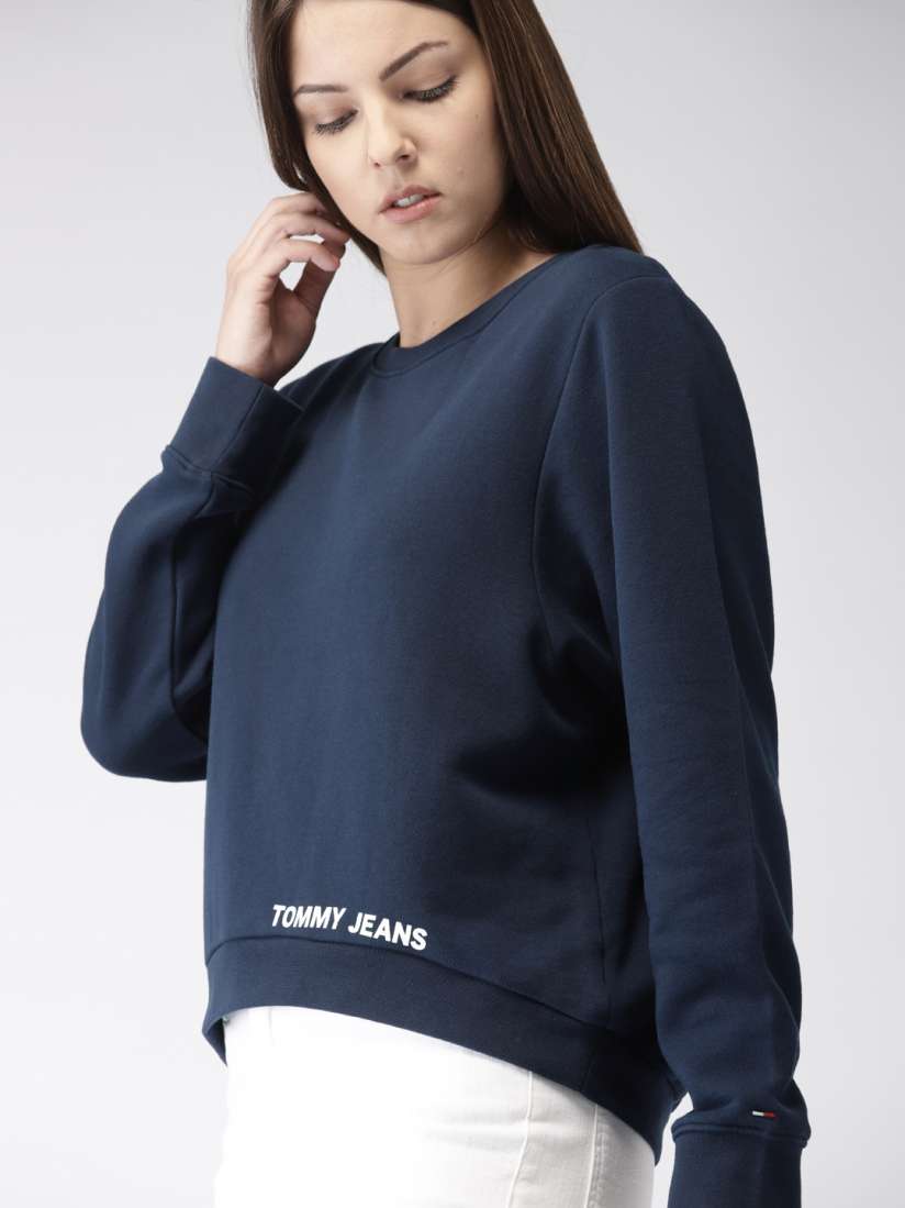 Navy tommy jeans sweatshirt best sale