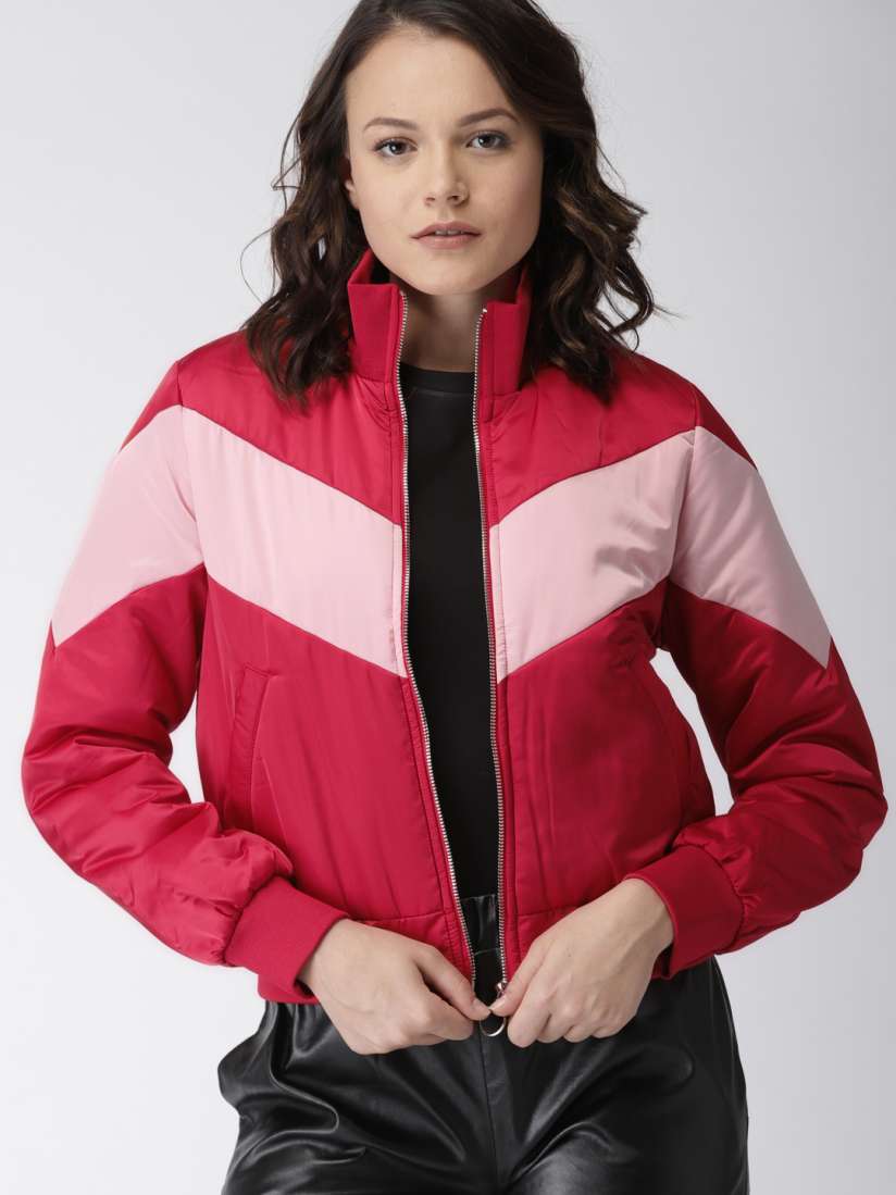 Red bomber jacket forever 21 online