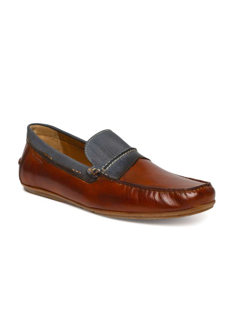 Buy Ruosh Men Tan Leather Loafers Casual Shoes for Men 7760673 Myntra