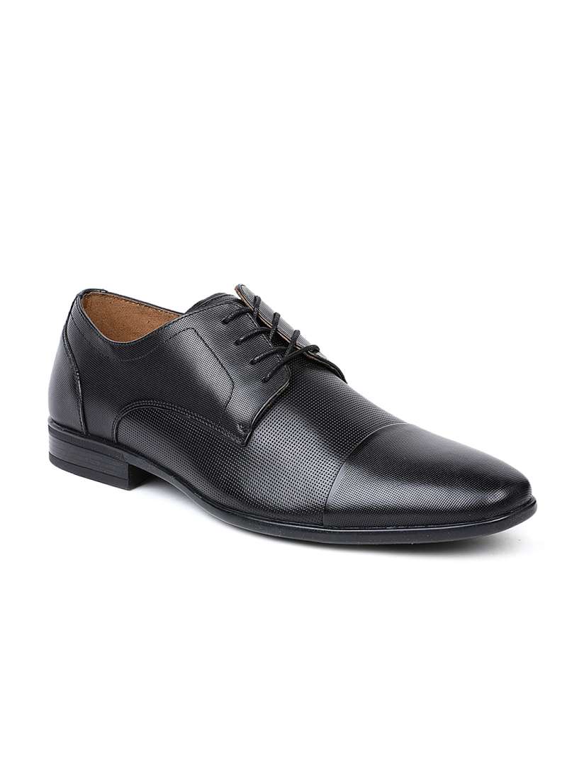 Buy ALDO Men Black Textured Leather Formal Derbys Formal Shoes for Men 7765646 Myntra