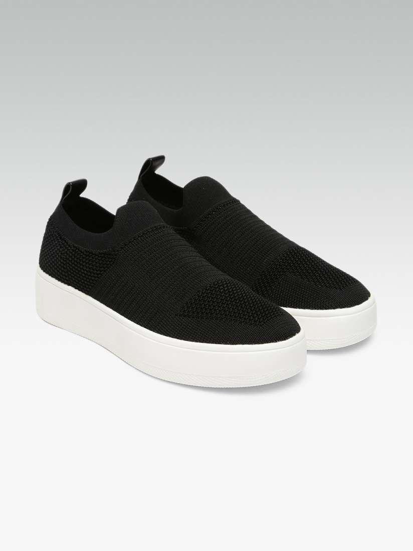 Madden girl black slip on sneakers on sale