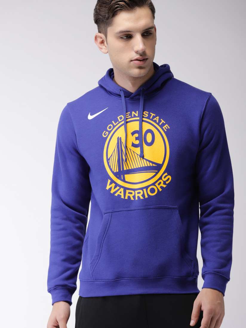 Buy Nike Men Blue Printed Standard Fit HOODIE PO ESSNTL Basketball Sweatshirt Sweatshirts for Men 7770640 Myntra